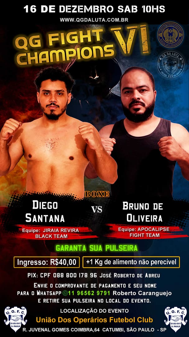Bruno de Oliveira Lucena VS Diego Santana Lima