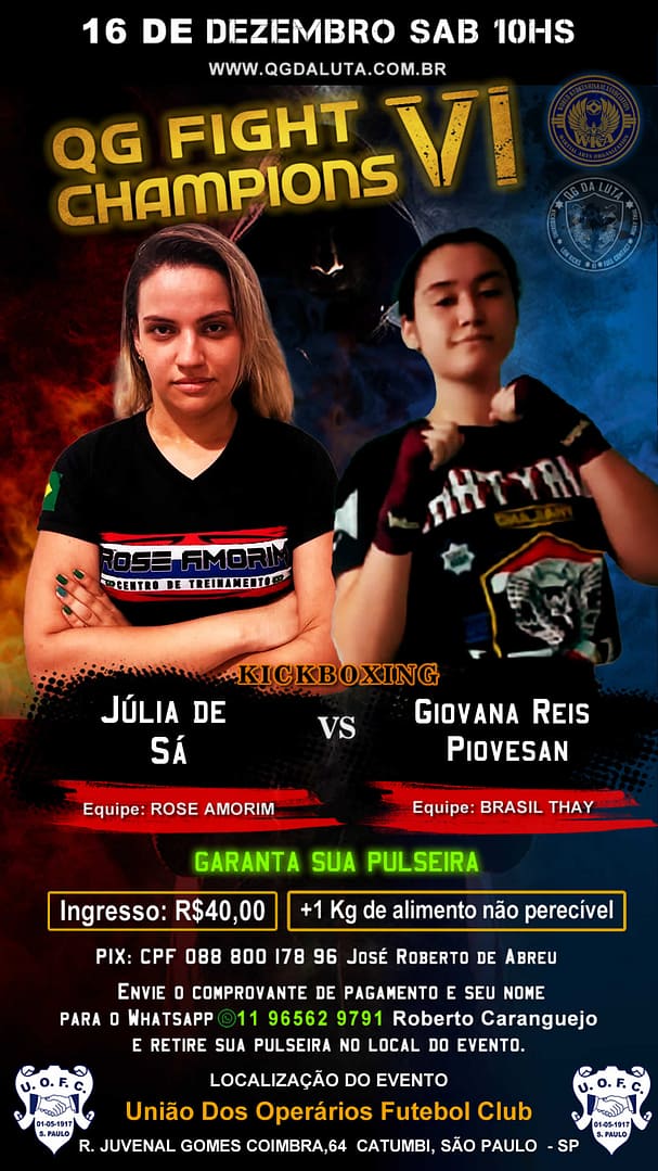 Giovana Reis Piovesan VS Julia Sá