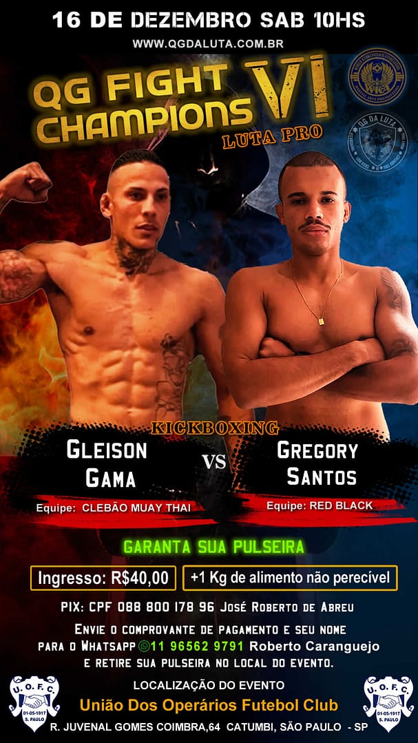 Gleison Gama VS Gregory Santos