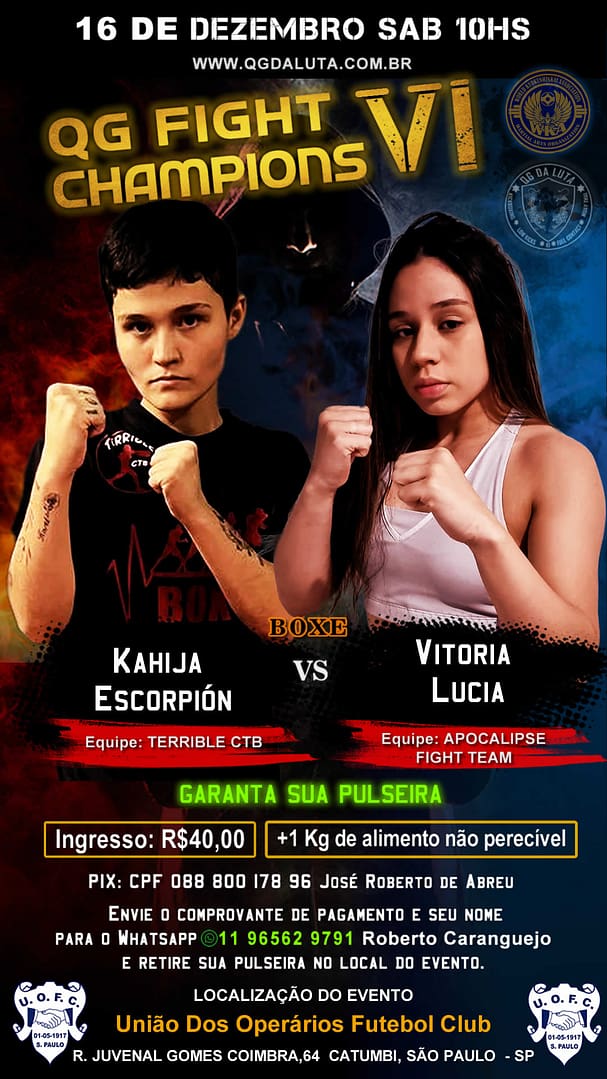 Kahija Escorpión VS Vitória Lucia