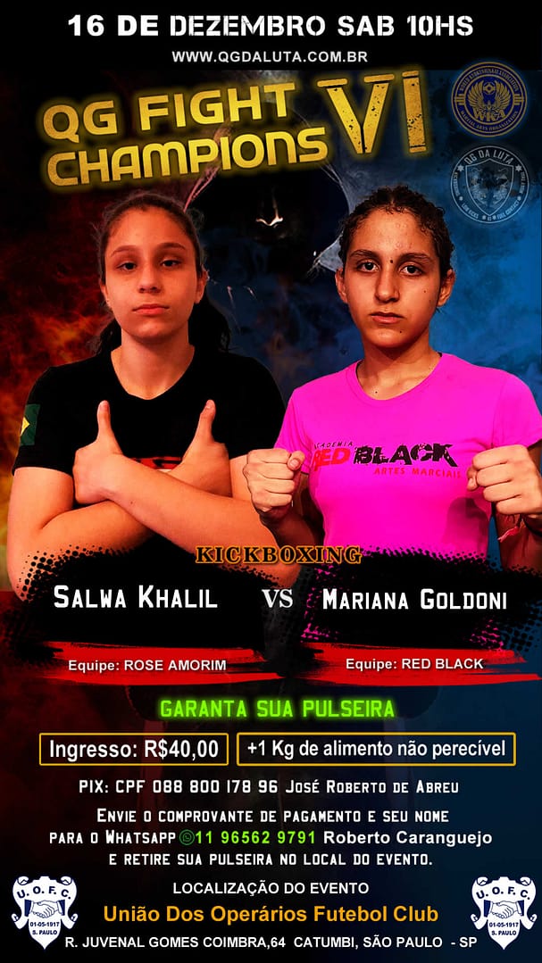 Salwa Khalil VS Mariana Goldoni