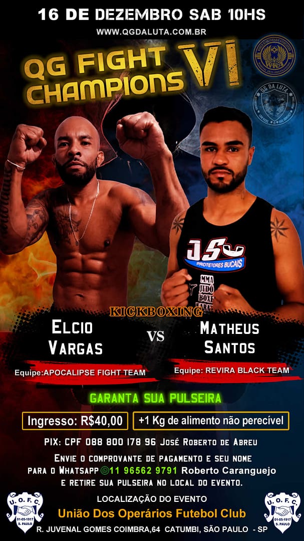Matheus Santos vs Elcio Vargas Anjos